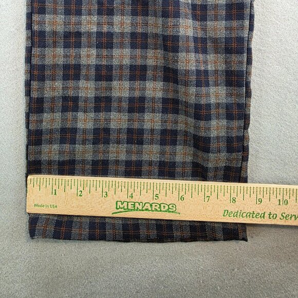 Anthropologie DRA Plaid Trouser Pants Straight Leg Crop 27" Length Academia XS - Picture 11 of 11
